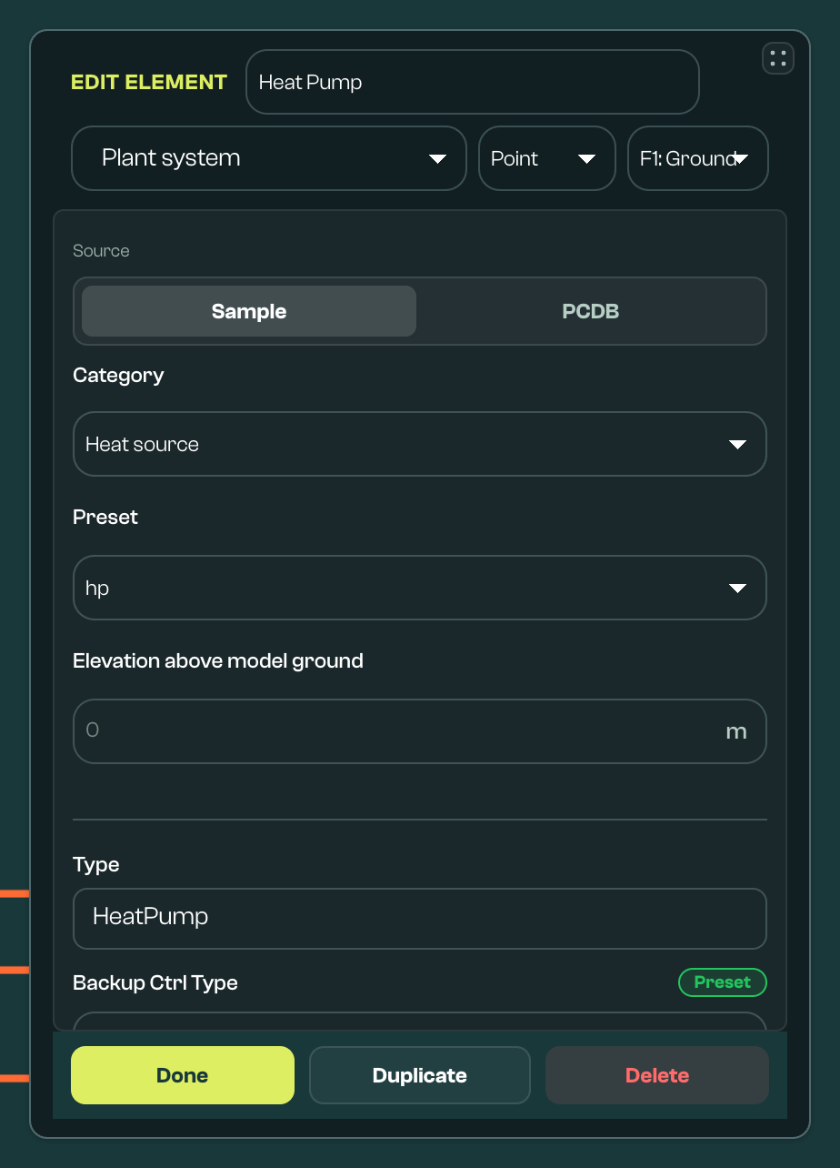 Plant system with Category and Preset