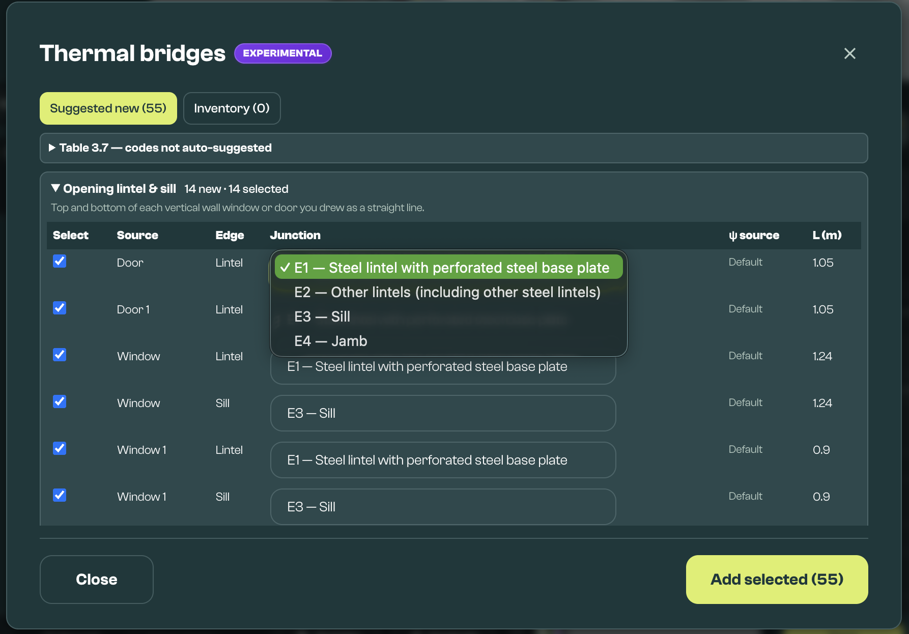 Thermal bridge suggested new view