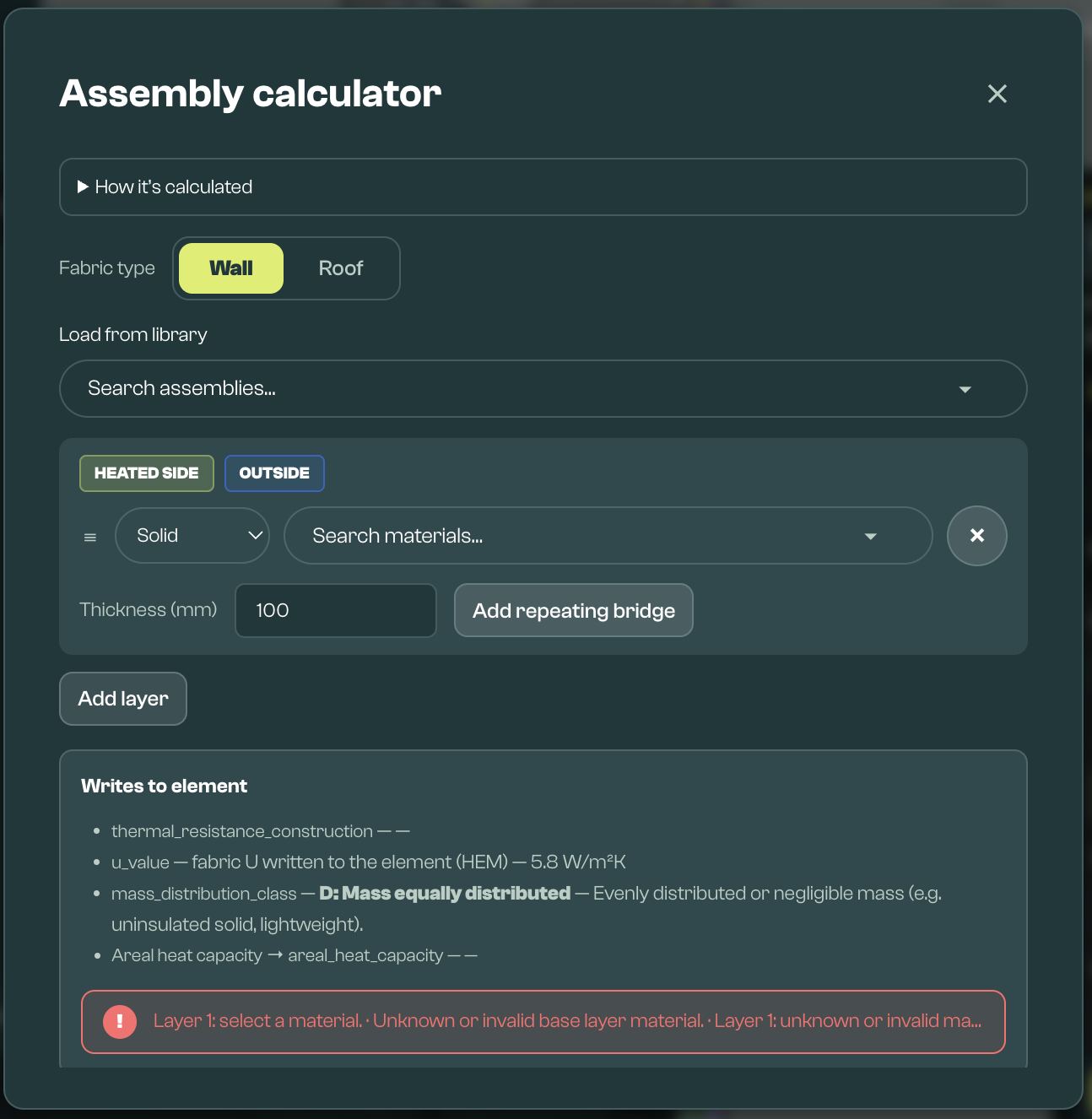 Assembly calculator